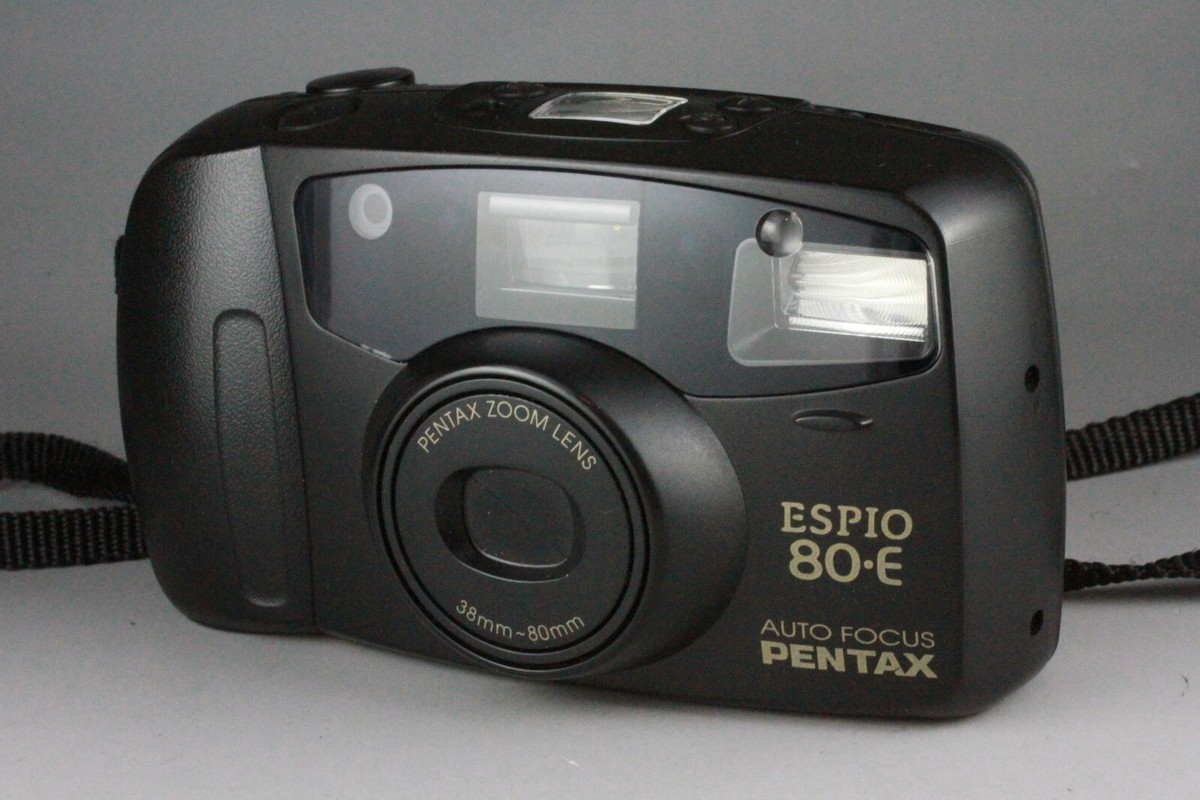 フィルムカメラ PENTAX ESPIO80 電池付き 黒 【公式通販】