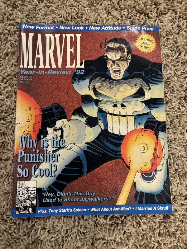 Marvel Year-In-Review '92 #4 1992 John Romita Jr Cover