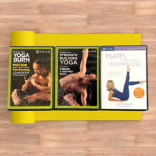Gaiam Yoga  Pilates Workout DVDs   Strength, Fitness, Core   Pick or Bundle