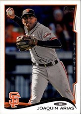2014 Topps Update #US82 Joaquin Arias San Francisco Giants
