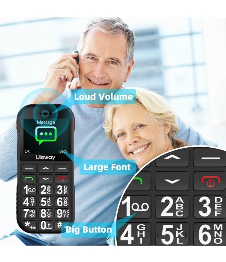 Big Button Mobile Phone For The Elderly With SOS Button Any Network eBay