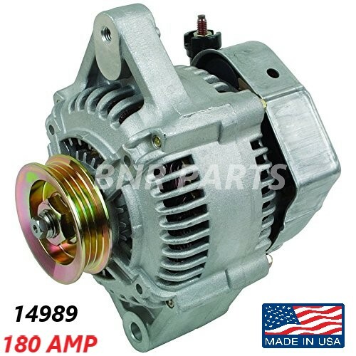 180 AMP 14989 Alternator Honda CRX Civic High Output HD PERFORMANCE USA