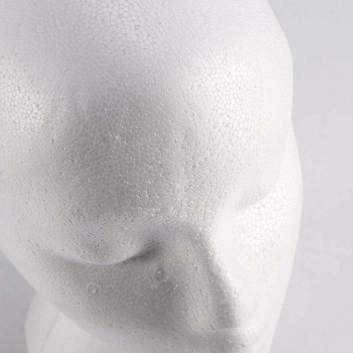 Polystyrene Unisex Foam Mannequin Head Display Model Wig Stand Dummy Female-'UK' - Picture 6 of 10