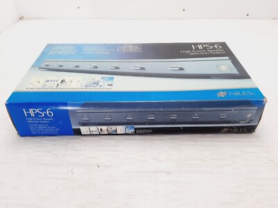 Niles HPS6 High Power Speaker Selector HPS 6 with all connectors  S OPEN BOX S 