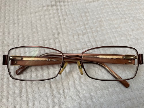 🎄FENDI F997 704 FRAMES ONLY Red Purple 54-17-135 Flex Hinges Italy