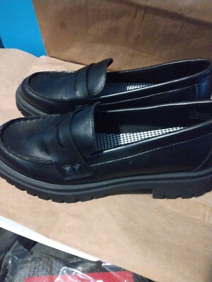 Seychelles “Hank” Black Chunky Loafers Size 9.5 | eBay