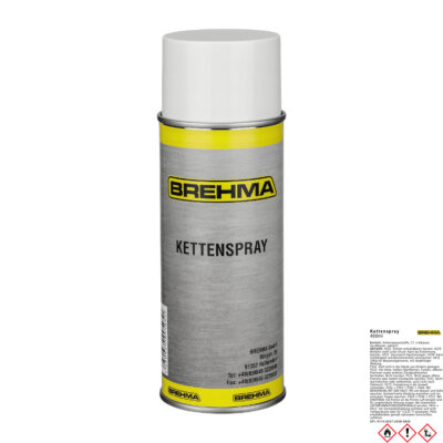 BREHMA Kettenspray 400ml für O-Ring-Ketten geeignet transparent