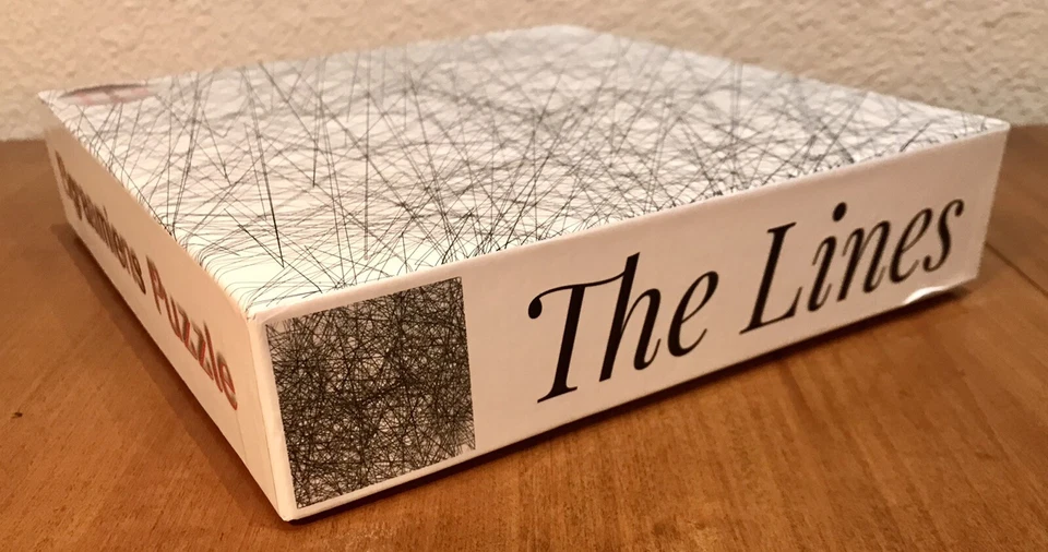 ✅Bgraamiens Puzzle-The Lines 1000 Pcs Black and White Preowned Great Condition - Изображение 2 из 4