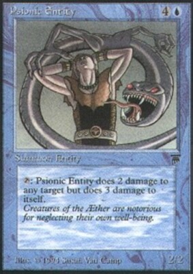[1x] Psionic Entity Slight Play, English Legends MTG Magic