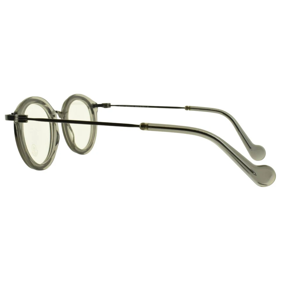 ¡¡NUEVO!! Marco óptico unisex moncler ml 5007 020 45-21-145 gris borde completo redondo Foto 4 de 4