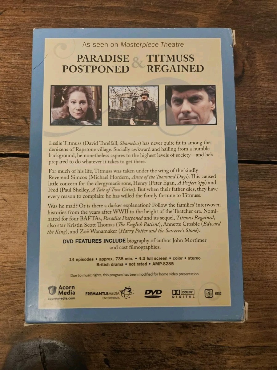 Paradise Postponed/Titmuss Regained (DVD, 2009, 5-Disc Set, TV  