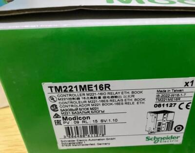 New In Box Schneider Electric TM221ME16R Modicon M221 Controller, 16 I/O