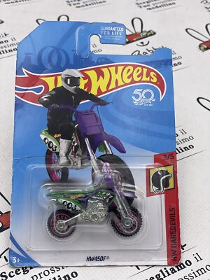 DIE CAST '' HW450F HW DAREDEVILS '' 3/5 SKALA 1/64