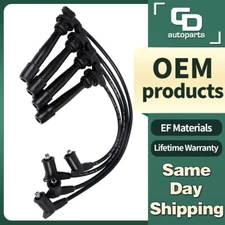2742026700 4 Spark Plug Wires for 1.6L 2001-2005 Hyundai Accent 78052127 Upgrade