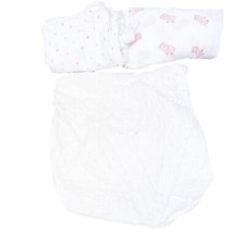 RH Restoration Hardware Baby  Child Bed Sheet And 2 Unbranded Baby Blankets MIP