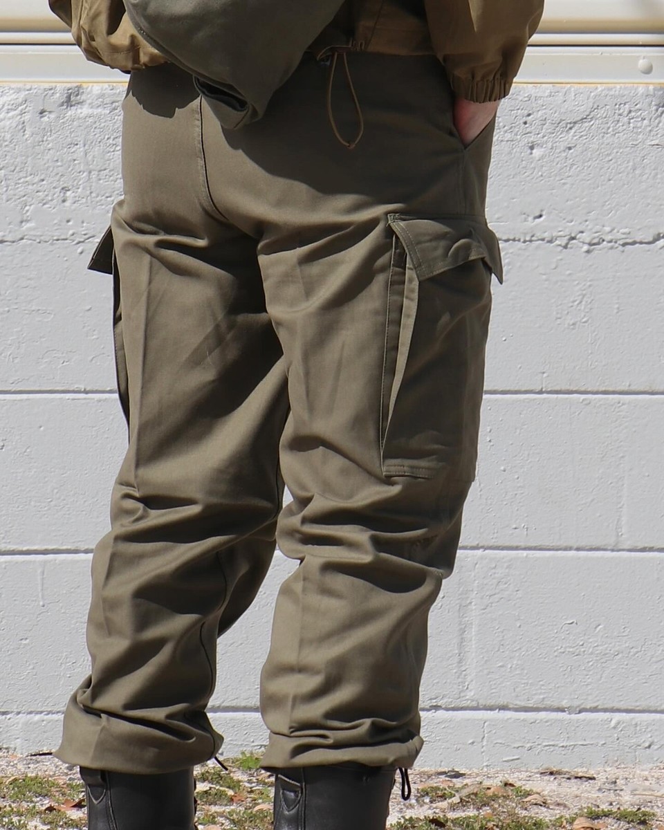 German Bundeswehr Moleskin Gray Military Pants Trousers Army Olive