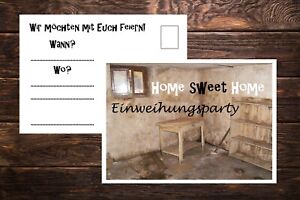 Einladungskarten Einweihung 25tlg Einweihungsparty Ebay