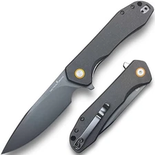 G10 EDC Folding Knife! Ball Bearing Pivot! Razor Sharp D2 Steel Blade!