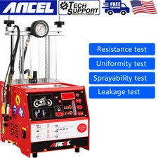 AJ400M For Motorcycle Fuel Injector Tester Ultrasonic Injector Cleaner Cleaning