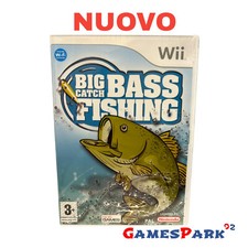 Big Catch Bass Fishing wii wii u nintendo gioco nuovo per Italiano pal di pesca