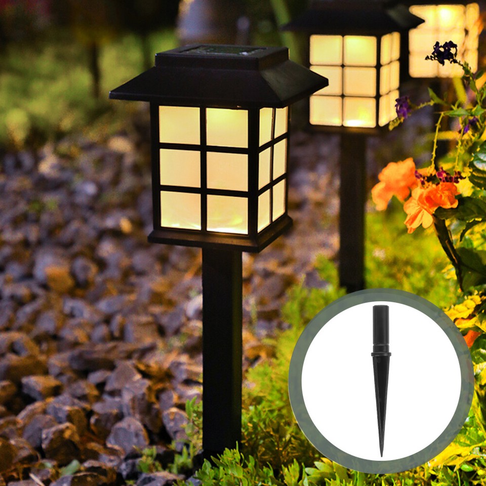10 Pcs Glow Garden Stakes Christams Land Sugar Cane Solar Light Nail eBay