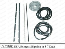 Suzuki Samurai Jimny SJ410 SJ413 Door Window Trim Moulding Seal Felt Whisker