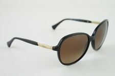 RA5220 1377/T5 57-15 135 Ralph Lauren Polished Black/Brown Gradient Sunglasses