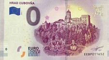 Ticket 0 EURO Souvenir Hrad L'ubovna Slovakia 2019-1