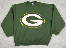 Vintage Green Bay Packers Sweatshirt Mens 2XL Green NFL Football Crewneck 90s