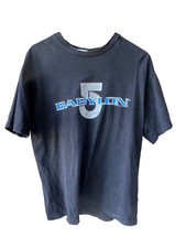 Babylon 5 - Vintage T-Shirt - Medium Large - Single Sided - VGC