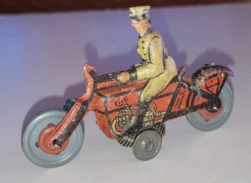 Antique Kellerman Motorcycle Penny Toy 187 CKO Germany | eBay