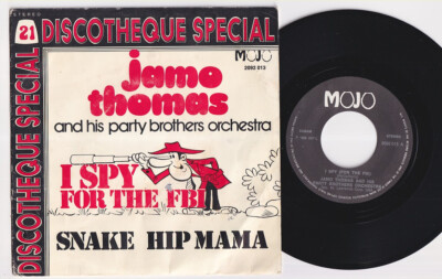 Jamo THOMAS * I Spy For The FBI * 60's Northern SOUL MOD RE 45 * Listen!
