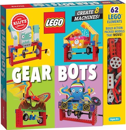 LEGO Gear Bots (Klutz): Create - Toy - VERY GOOD