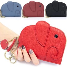 Soft Leather Small Coin Purse Wallet Card Change Bag Key Ring Pouch Coin Storage