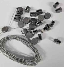 10 x 10mm LEAD ELECTRIC METER SECURITY SEAL TAXI METER TAMPER PROOF SEALS & WIRE