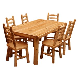 Details About Solid Cedar Log Dining Table Wood High Quality Cabin Western Lodge Rustic New Details About Solid Cedar Log Dining Table Wood High Quality Cabin Western Lodge Rustic New