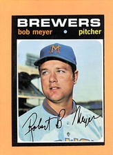 1971 Topps #456 Bob Meyer Milwaukee Brewers