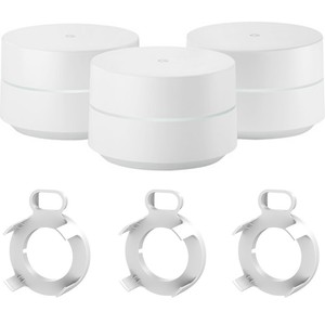 Google Wi Fi Smart Wifi Mesh Router 3 Pack 3 Outlet Mounting