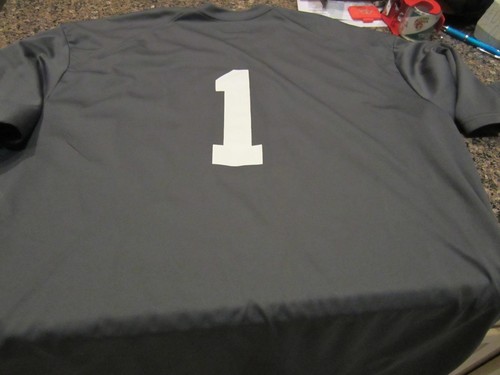 Baseball Playing With A Purpose Athletic Shirt - 2XL - Gray - Picture 2 of 2