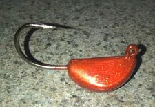 10 TOG SHEEPSHEAD JIGS 32824 Hooks ORANGE SHERBET Blackfish 1/2oz-3oz HOOK SZ 