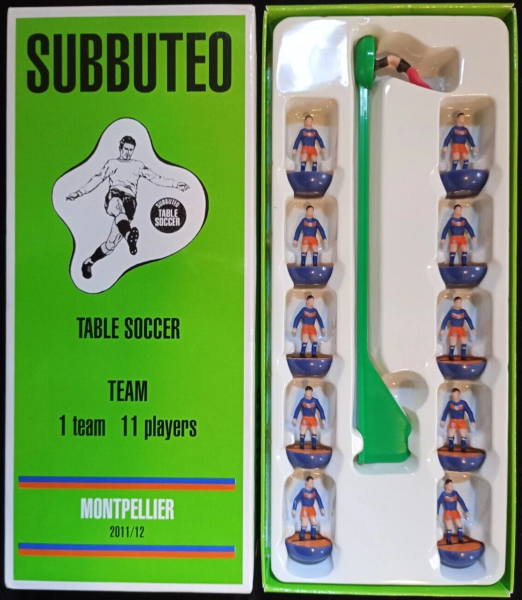 Anciennes Figurines Starlux SUBBUTEO Avec Gradins – Jouet De Foot Vintage Idéal Pour Collection