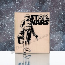 Banksy Storm Trooper Rubber Stamp, Storm Trooper Stamp, Banksy Stamp, Star Wars
