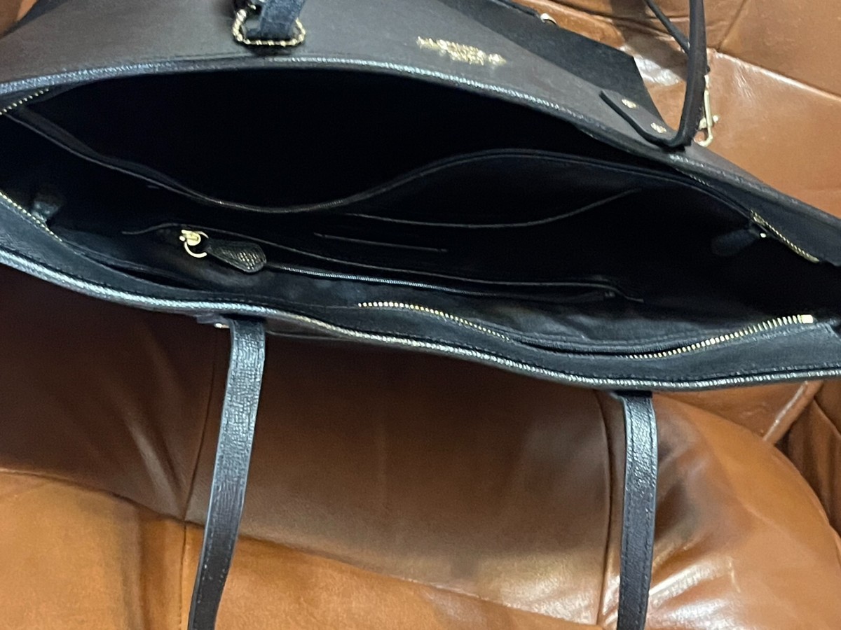 COACH Crossgrain Leather Large City Zip Tote Shoulder Shopper