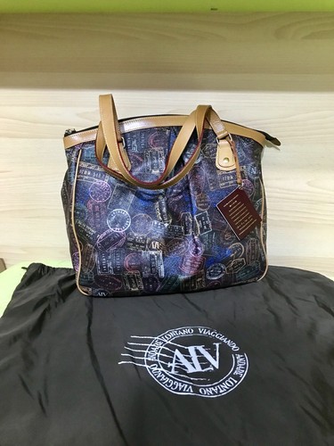 Borsa Donna Nuova Alviero Martini Andare Lontano Viaggiando Marrone  Colorata | eBay