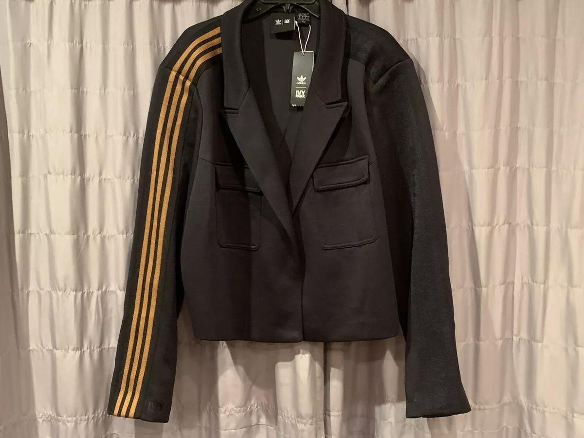 Adidas Original Ivy Park Plus Size Suit Crop Jacket Black Sz 4X New With Tags