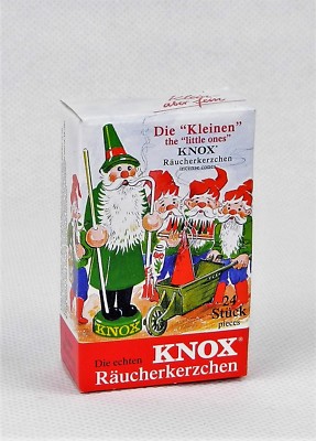 Sparpack Knox Räucherkerzen Mini ' Bunte Mischung ' Größe S  Räucherkegel 