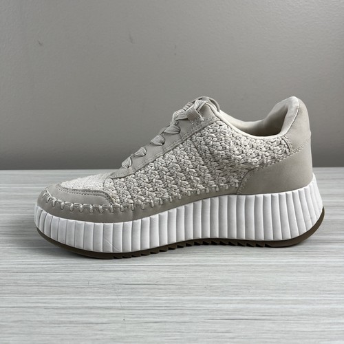 Dolce Vita Denae Beige Cream Platform Sneakers Shoes Women’s 8 - Picture 9 of 16