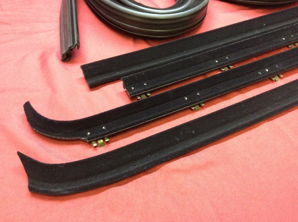 Window Sweeps Felt Kit for Pontica GTO, Lemans 1968 Convertible