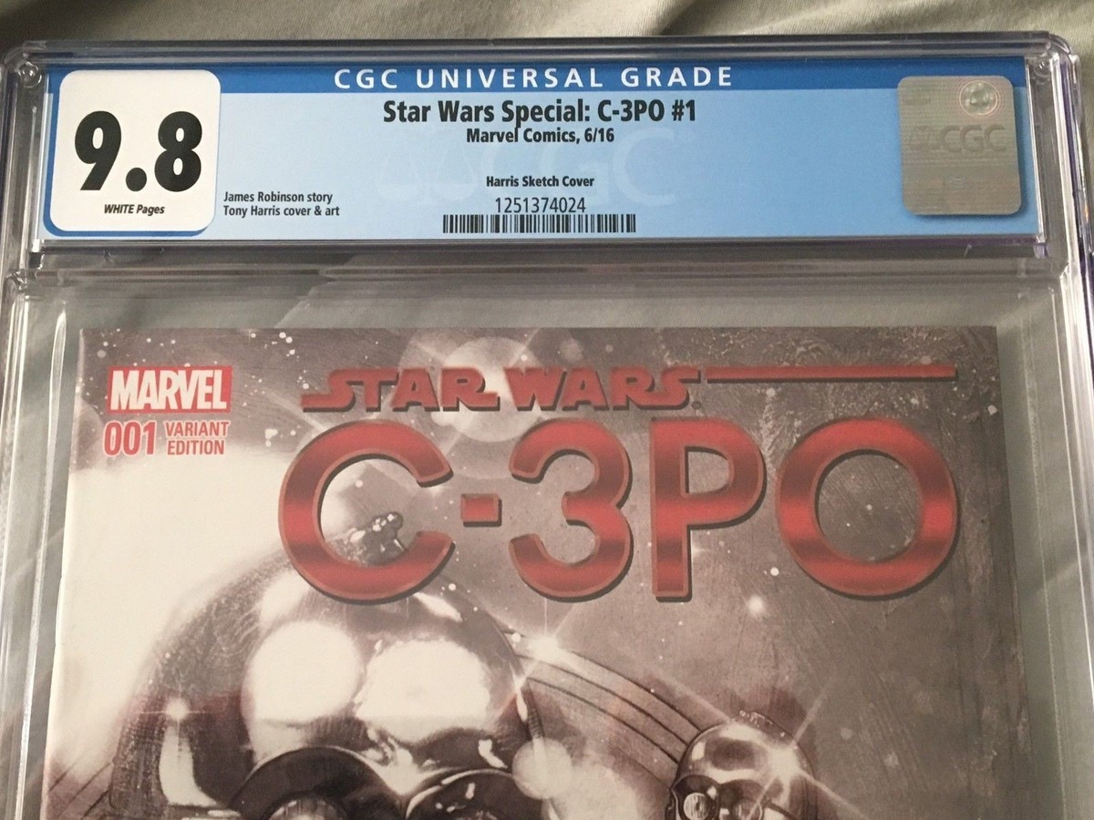 Star Wars C-3PO #1 Red Arm 1:1000 Variant CGC 9.8 NM+/MT | eBay