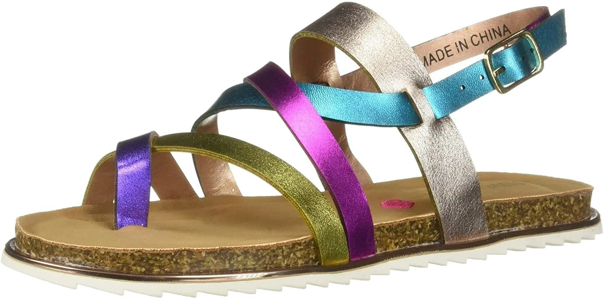 Steve Madden Kids Jstelare Flat Sandal Multi Size Big Kid 5.0